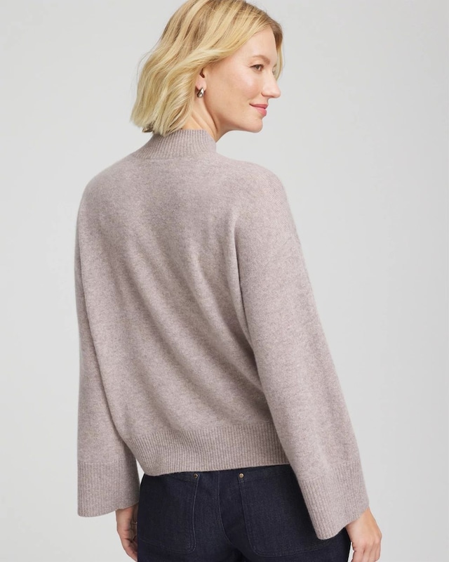 Cashmere Mockneck Sweater - image 3